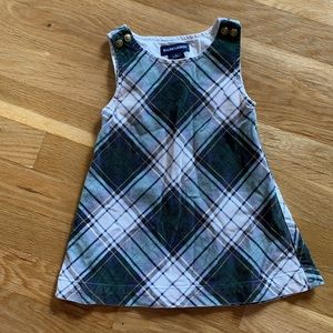 Baby Girl Plaid Ralph Lauren Winter Jumper Dress
